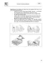 Предварительный просмотр 29 страницы Smeg LSP367X Manual