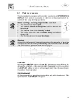 Предварительный просмотр 15 страницы Smeg LSP4323XDE Instructions Manual