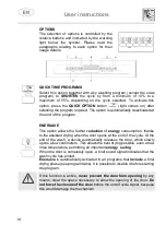 Предварительный просмотр 18 страницы Smeg LSP4323XDE Instructions Manual