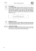 Предварительный просмотр 20 страницы Smeg LSP4323XDE Instructions Manual