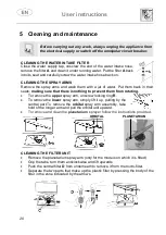 Предварительный просмотр 20 страницы Smeg LSPU8212S Manual