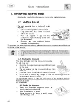 Предварительный просмотр 26 страницы Smeg LSPU8643BL Manual