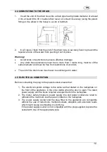 Предварительный просмотр 11 страницы Smeg LSTA147SSA Instruction Manual