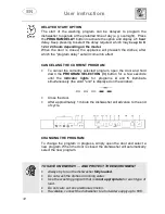 Предварительный просмотр 14 страницы Smeg LVD613X Instruction Manual