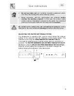 Предварительный просмотр 17 страницы Smeg LVD613X Instruction Manual