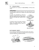 Предварительный просмотр 23 страницы Smeg LVD613X Instruction Manual