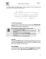 Предварительный просмотр 12 страницы Smeg LVS1449B Instruction Manual