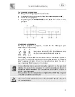 Предварительный просмотр 14 страницы Smeg LVS1449B Instruction Manual