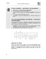 Предварительный просмотр 17 страницы Smeg LVS1449B Instruction Manual