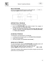 Предварительный просмотр 19 страницы Smeg LVS322PXIT Instruction Manual