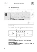 Предварительный просмотр 12 страницы Smeg LVS329SX Instruction Manual