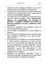 Предварительный просмотр 3 страницы Smeg LVS344PM Installation Instructions Manual