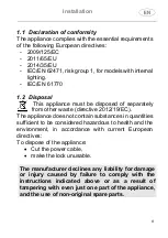 Предварительный просмотр 8 страницы Smeg LVS344PM Installation Instructions Manual