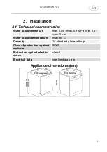 Предварительный просмотр 9 страницы Smeg LVS344PM Installation Instructions Manual