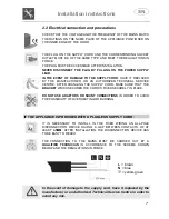 Предварительный просмотр 9 страницы Smeg LVS4109B Instruction Manual