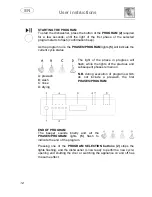 Предварительный просмотр 14 страницы Smeg LVS4109B Instruction Manual