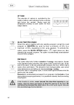 Предварительный просмотр 20 страницы Smeg LVS4334XIN Instruction Manual