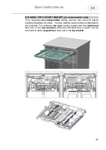 Предварительный просмотр 42 страницы Smeg LVSP345BQX Manual