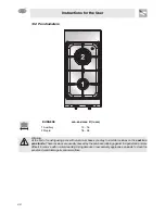 Предварительный просмотр 23 страницы Smeg MC30RA Instruction Manual