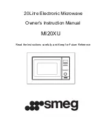 Smeg MI20XU Owner'S Instruction Manual предпросмотр