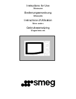 Предварительный просмотр 1 страницы Smeg MM180B Instructions For Use Manual