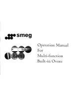 Smeg Multi-function Built-in Ovens Operation Manual preview