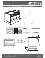 Предварительный просмотр 2 страницы Smeg OPERA A31X Information Sheet