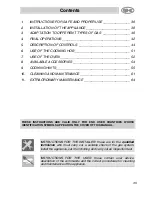 Preview for 1 page of Smeg Oven A1-6 Instruction Manual