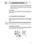 Preview for 25 page of Smeg Oven SA280X Instructions For Use Manual