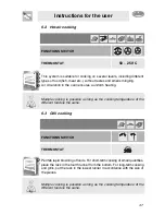 Preview for 17 page of Smeg Oven SC709X Instruction Manual