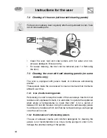 Preview for 24 page of Smeg Oven SC709X Instruction Manual