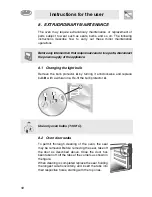 Preview for 28 page of Smeg Oven SC709X Instruction Manual