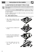 Preview for 20 page of Smeg P1752XBN Manual