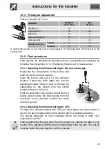 Preview for 23 page of Smeg P1752XBN Manual