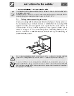 Preview for 13 page of Smeg P755AB Manual