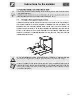 Preview for 13 page of Smeg P755ABBN Manual