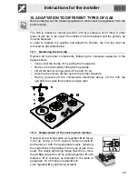 Preview for 19 page of Smeg P755SB Manual