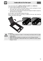 Preview for 17 page of Smeg PGF30B Instructions For Use Manual