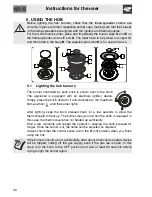 Preview for 8 page of Smeg PGF31G-1 Manual