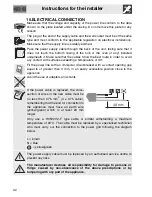 Preview for 20 page of Smeg PGF31G-1 Manual