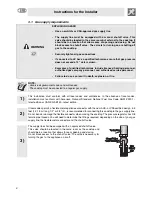 Предварительный просмотр 6 страницы Smeg PGF75SCU3 User Manual