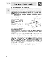 Предварительный просмотр 4 страницы Smeg PGF95-1 Instruction Manual