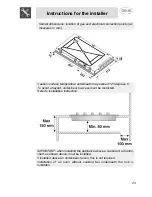 Предварительный просмотр 7 страницы Smeg PGF95-1 Instruction Manual