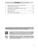 Preview for 1 page of Smeg PGF95K Instructions Manual