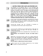 Preview for 2 page of Smeg PGF95K Instructions Manual