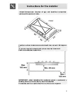 Preview for 7 page of Smeg PGFA95F-1 Instructions For Installation And Use Manual