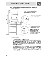 Preview for 8 page of Smeg PGFA95F-1 Instructions For Installation And Use Manual