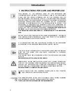 Preview for 2 page of Smeg PGFA95F Instruction Manual