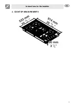 Предварительный просмотр 3 страницы Smeg PGFU36X Manual