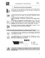 Предварительный просмотр 9 страницы Smeg PGV4501 Instruction Manual